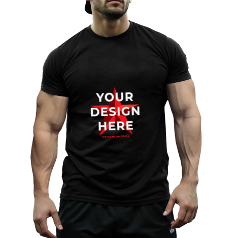 Custom T-Shirt – Front Print, 180g Cotton, 16 Colors