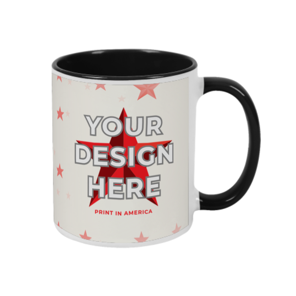 Personalized 11 oz Two-Tone Mug – 12 Colors