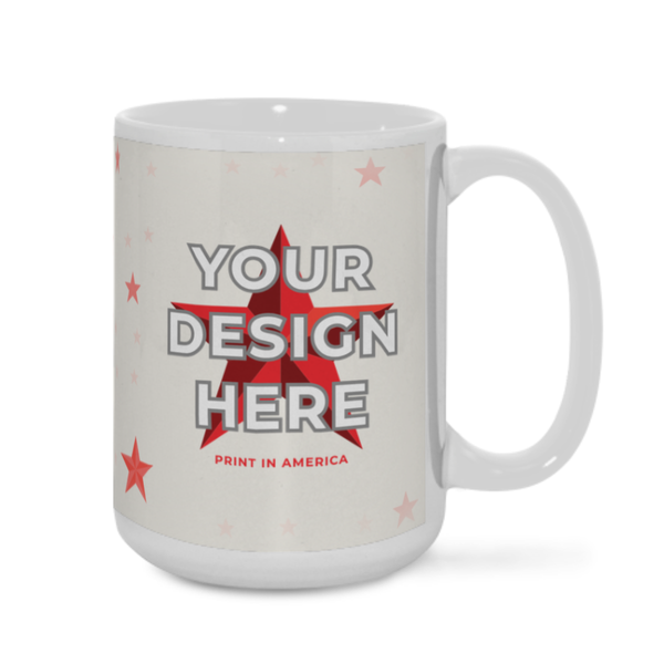 Personalized 15 oz Two-Tone Mug – 8 Colors