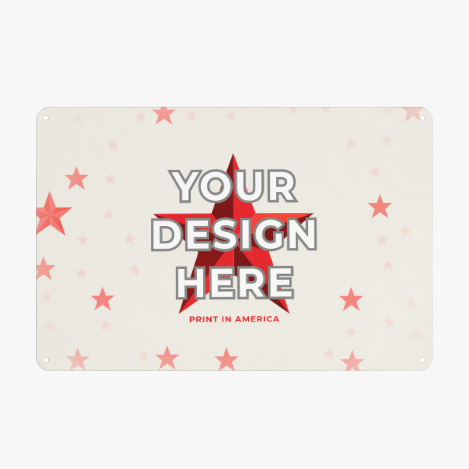 Custom Tin Sign – 8×12 in