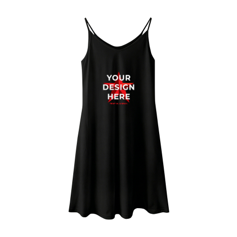 Custom Women's U-Neck Slip Dress