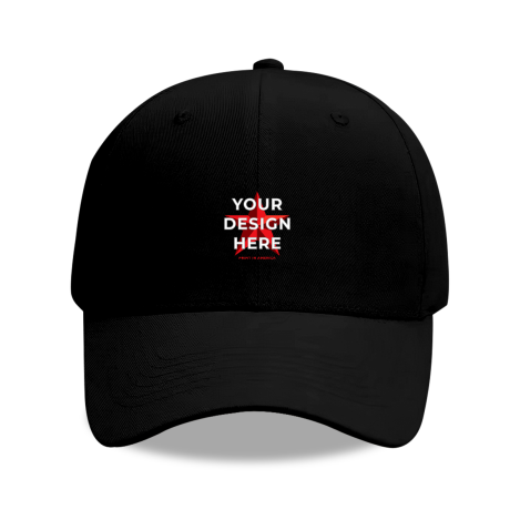 Custom Baseball Cap – Polyester, 4 Colors