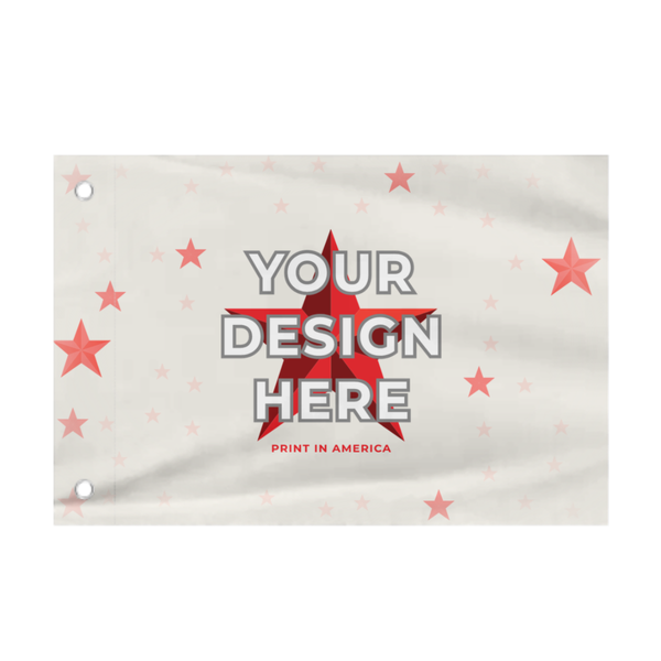 Custom 12×18 in Flag – Single-Sided, Horizontal, Laser-Printed