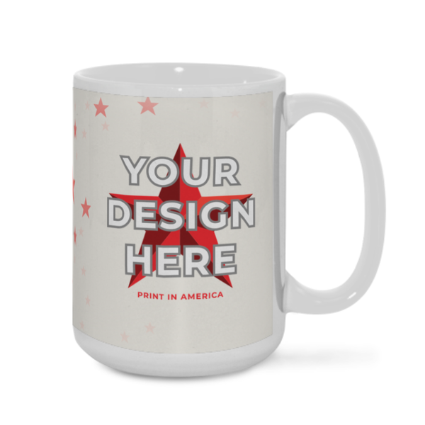 Personalized 15 oz Two-Tone Mug – 3 Colors