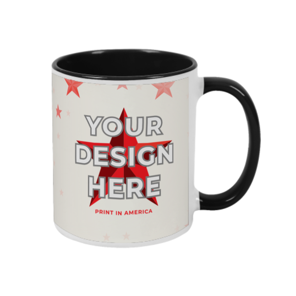 Personalized 11 oz Two-Tone Mug – 11 Colors