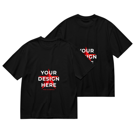 Custom Men's T-Shirt – Front & Back Print, 200g Cotton