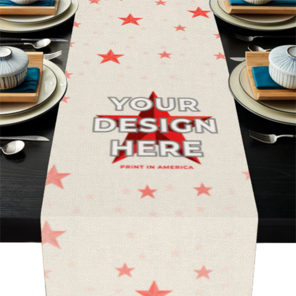 Custom Table Runner – 13×70 in, Linen